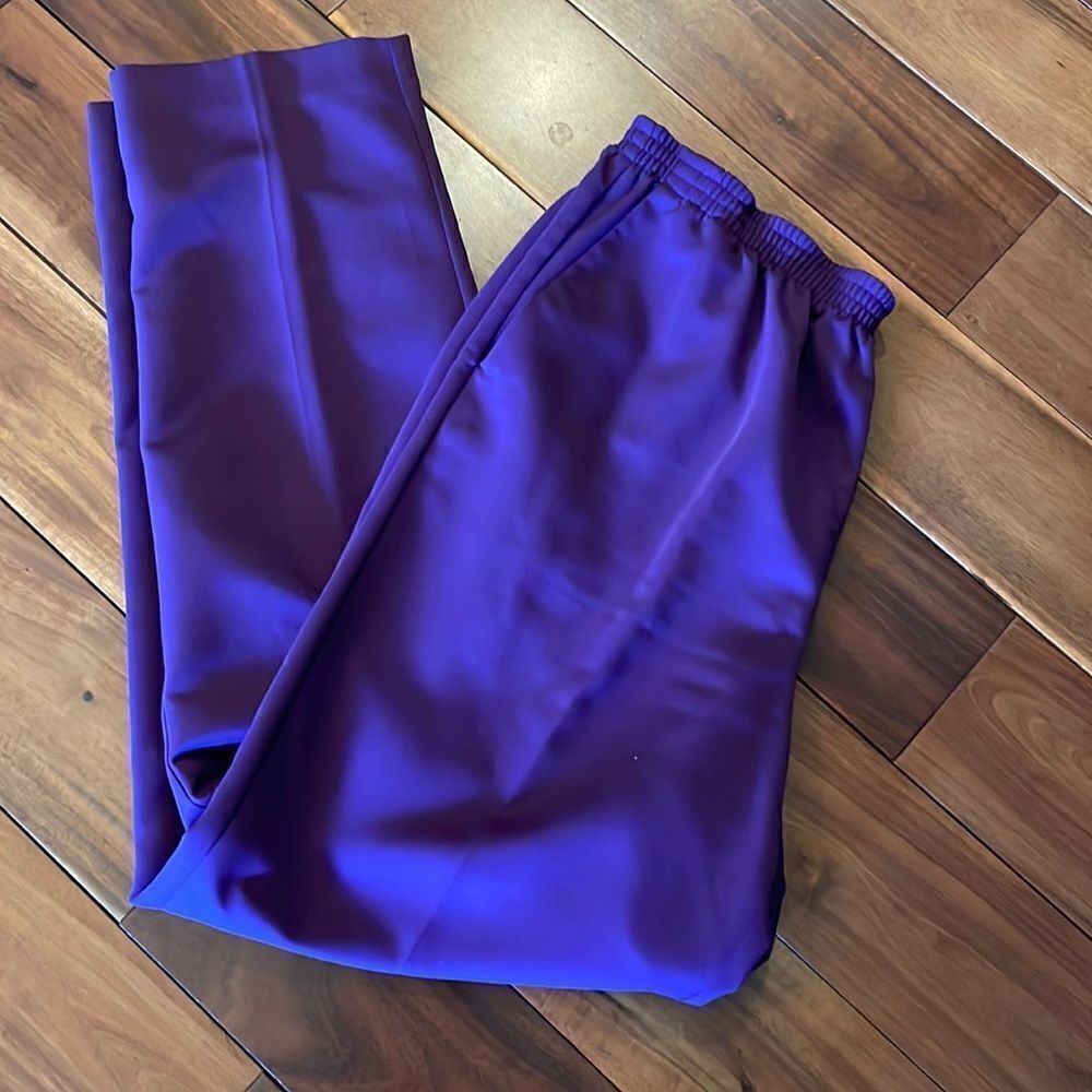 Alfred Dunner Purple Pants - 12